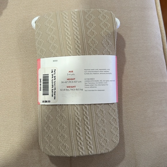 NWT Gymboree pattern tights. 3-4 years - Picture 2 of 2